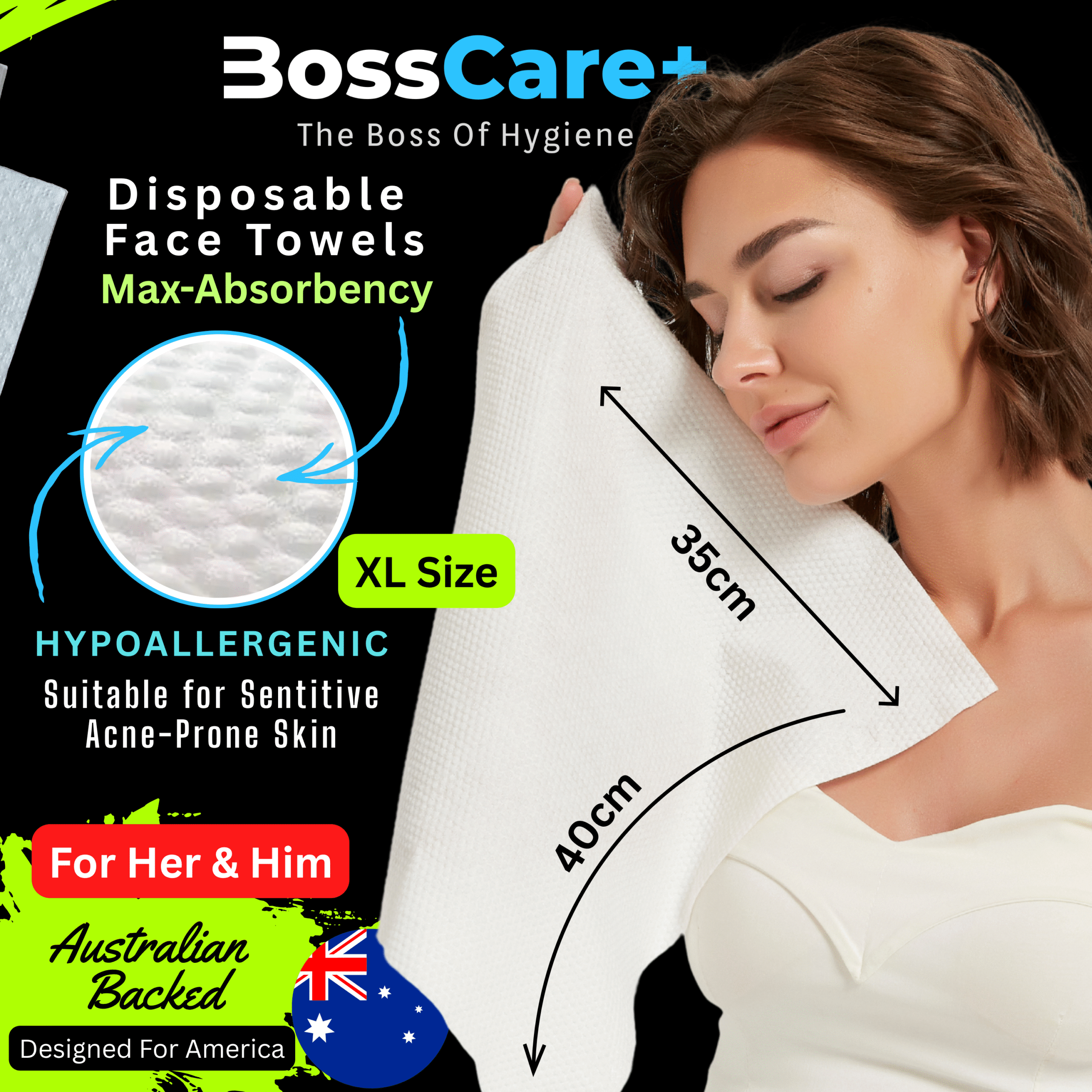 Face towels for regular personal care routine